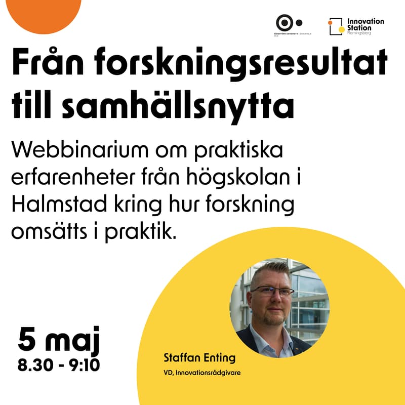 Cover Image for Från forskningsresultat till samhällsnytta, vägar till genomslag