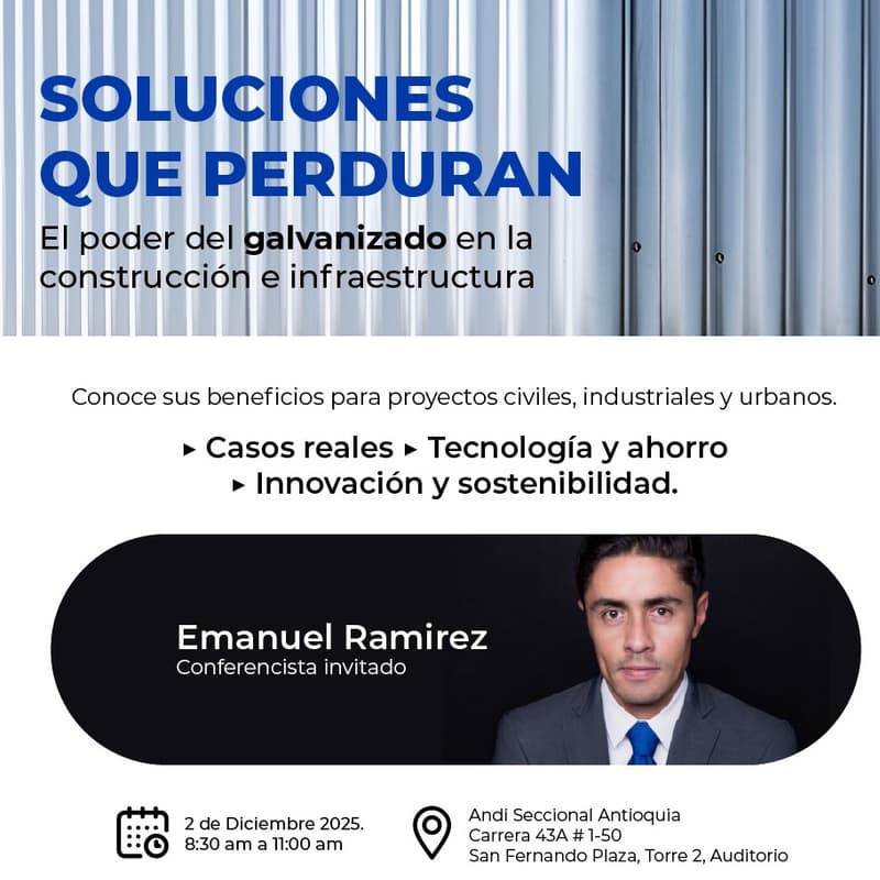 Cover Image for Soluciones que perduran: El poder del galvanizado en la construcción e infraestructura.
