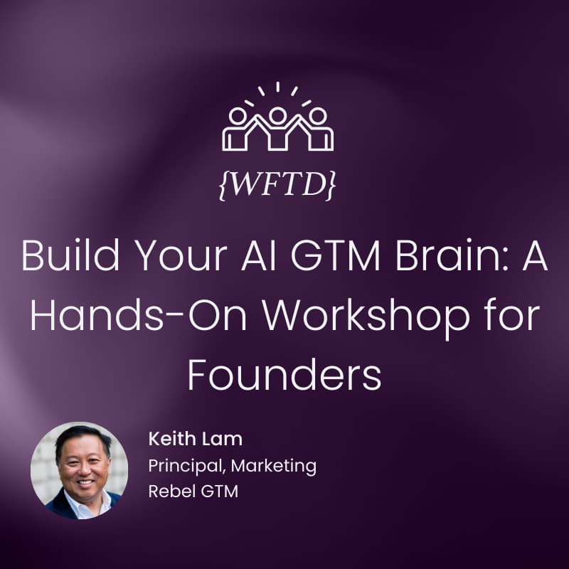 Cover Image for Work From the Dock: Build Your AI GTM Brain (Hands-On Workshop)