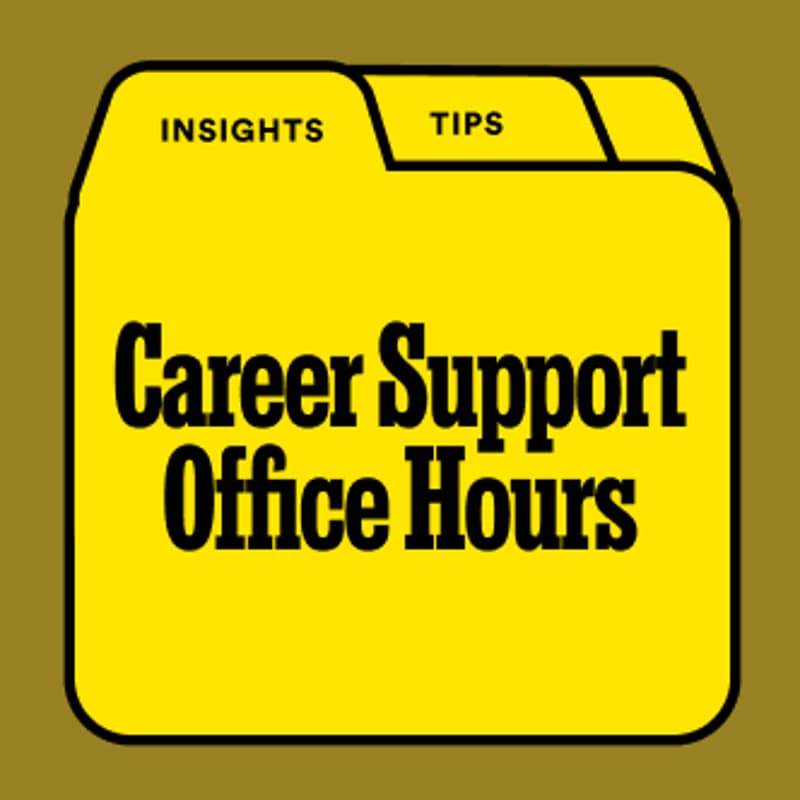 Cover Image for 🏄🏾 Omek Career Support Office Hours