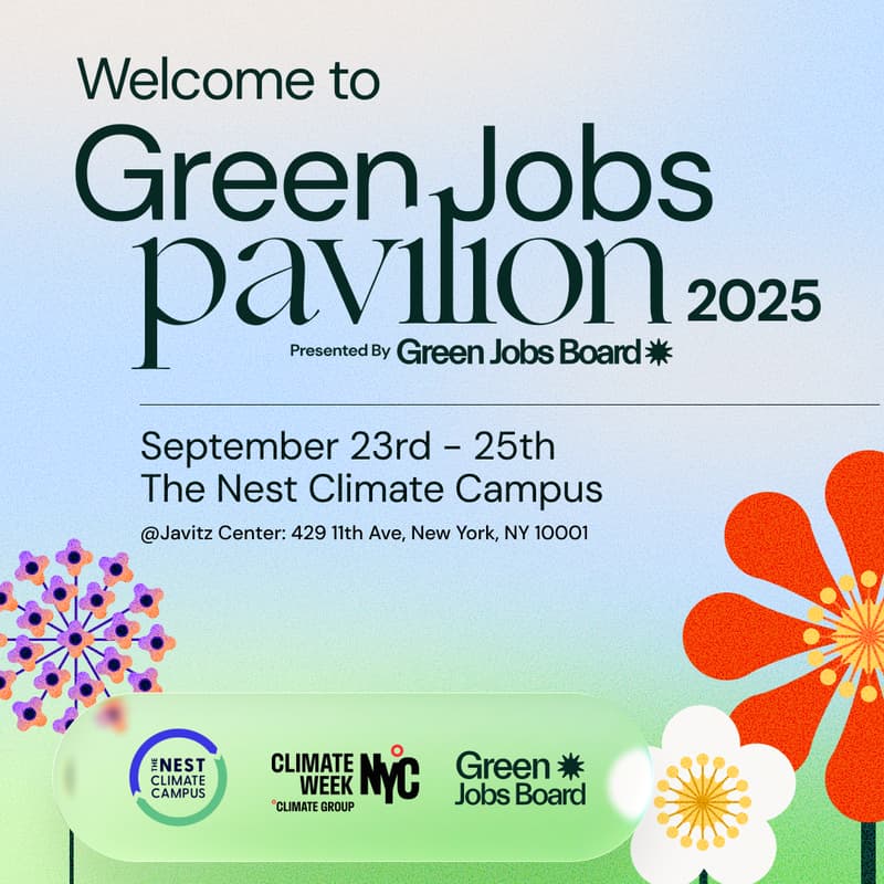 Cover Image for Welcome to Green Jobs Pavilion 2025 (SEPTEMBER 23-25)