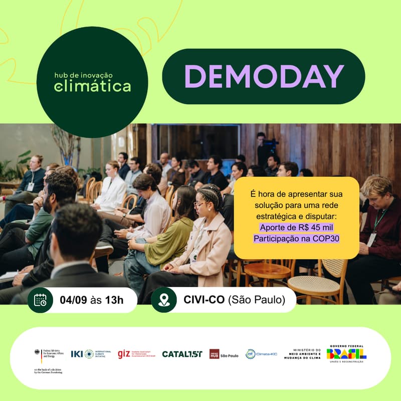 Cover Image for Demoday - Hub de Inovação Climática