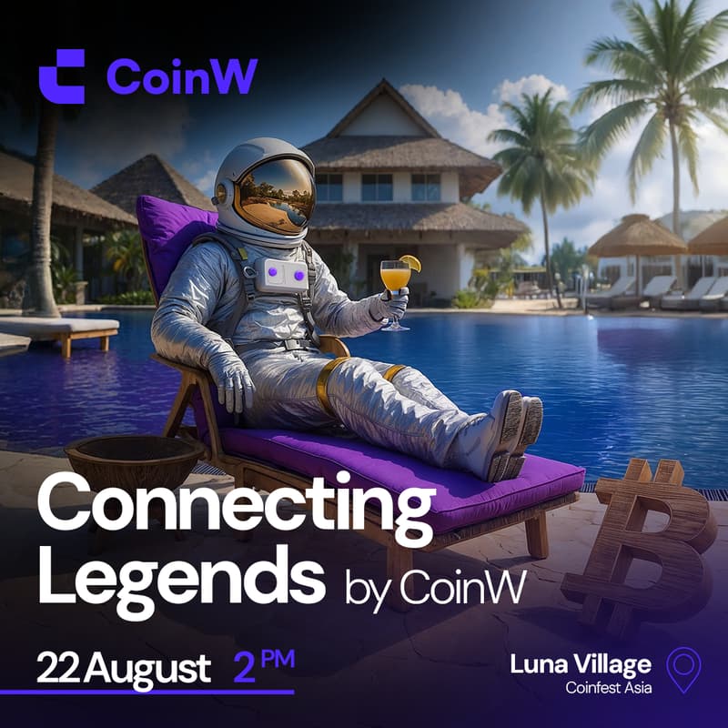 Cover Image for Connecting Legends - by CoinW - Official (IN)Side Event at Coinfest Asia 2025