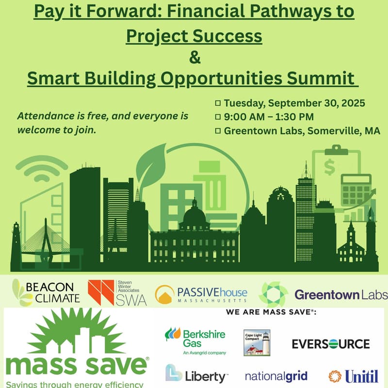 Cover Image for Pay it Forward: Financial Pathways to Project Success & Smart Building Opportunities Summit
