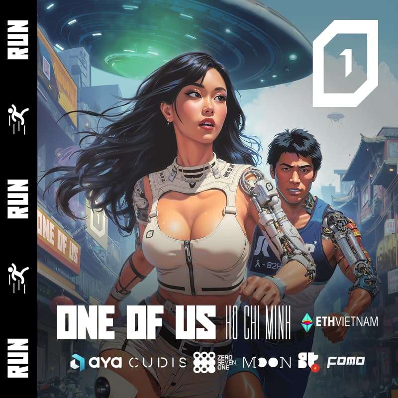 Cover Image for ONE OF US Run & Coffee // Aya, Cudis, 071Labs, Moonring, Superteam Vietnam, FOMO Magazine