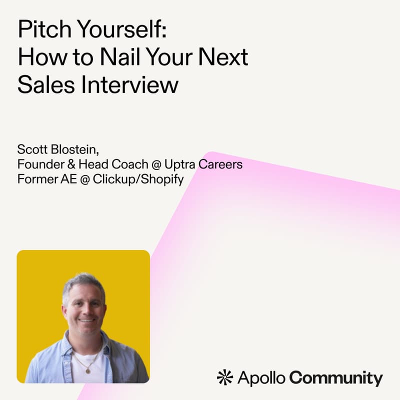 Cover Image for Pitch Yourself: How to Nail Your Next Sales Interview