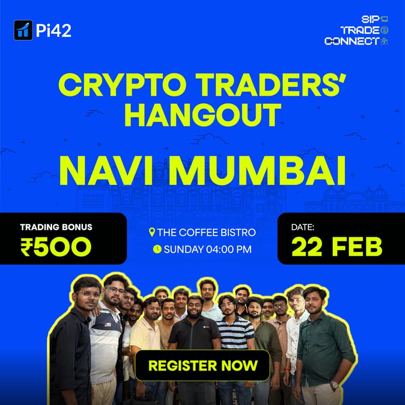 Cover Image for Pi42 Crypto Traders’ Hangout - Navi Mumbai