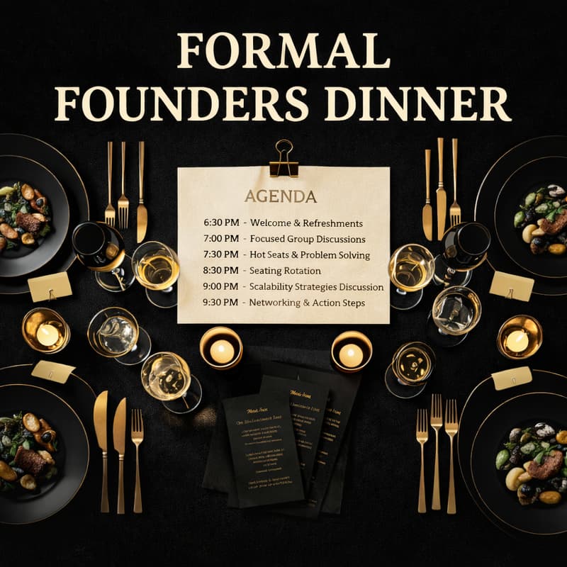 Cover Image for Formal Private Dinner (Third Thursday Every Month)