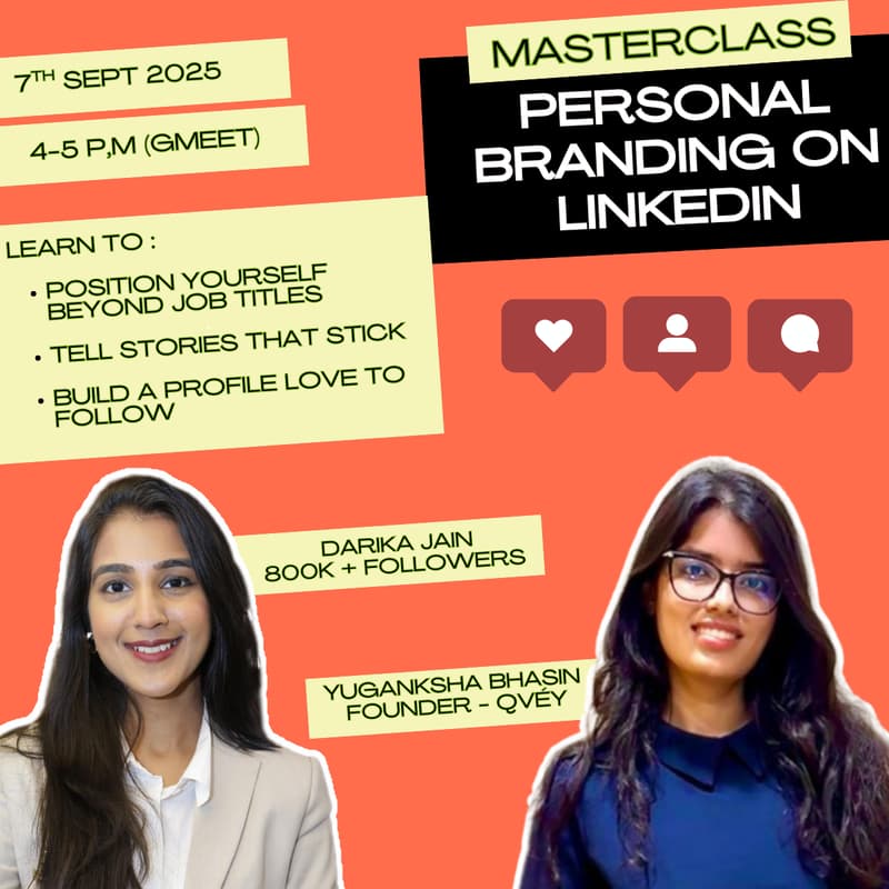 Cover Image for MasterClass - Personal Branding On Linkedin (Limited Spots)