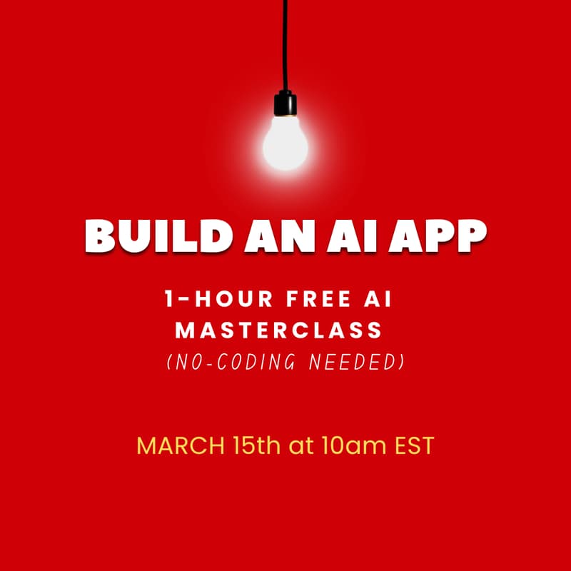 Cover Image for Build an AI App (only using No-code tools)