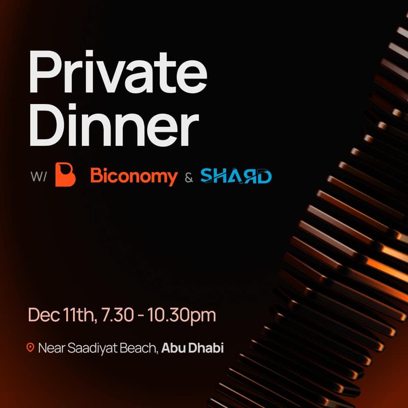 Cover Image for Private Dinner w/ Biconomy & Shard