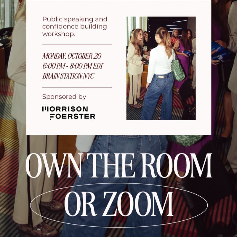 Cover Image for Own the Room or Zoom: Presentation, Confidence Building, and Public Speaking Best Practices