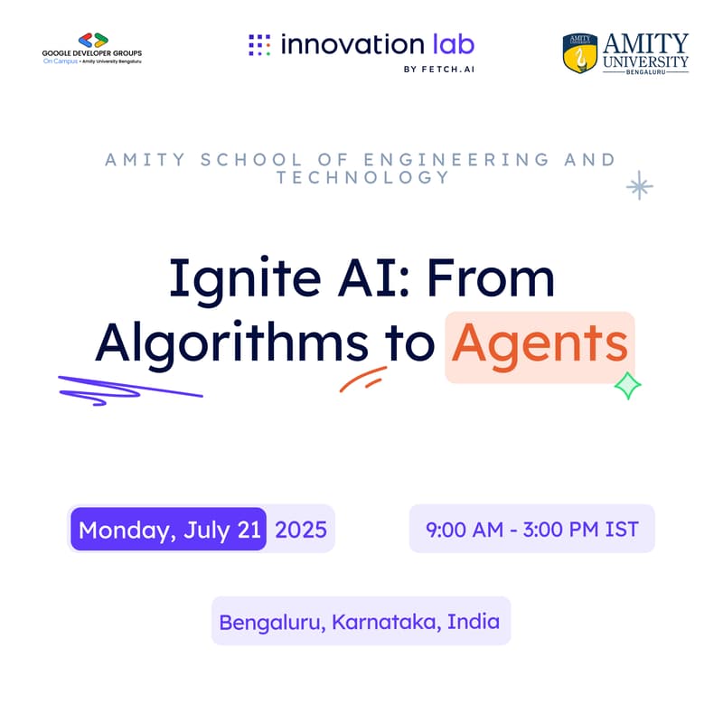 Cover Image for Ignite AI: From Algorithms to Agents 🦾