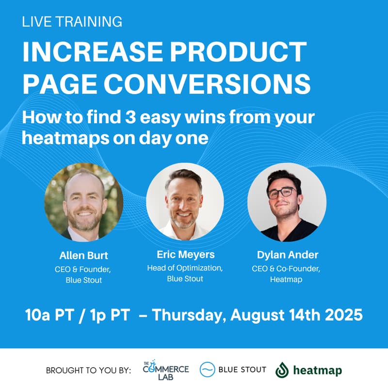 Cover Image for Increase Product Page Conversions