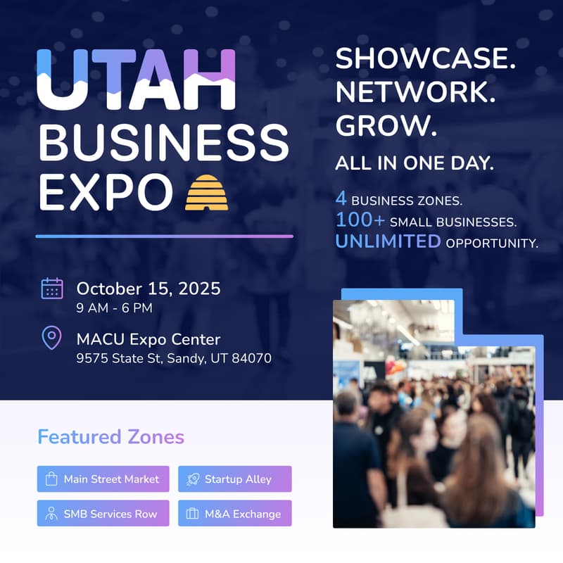 Cover Image for Utah Business Expo ( Free Public Event)