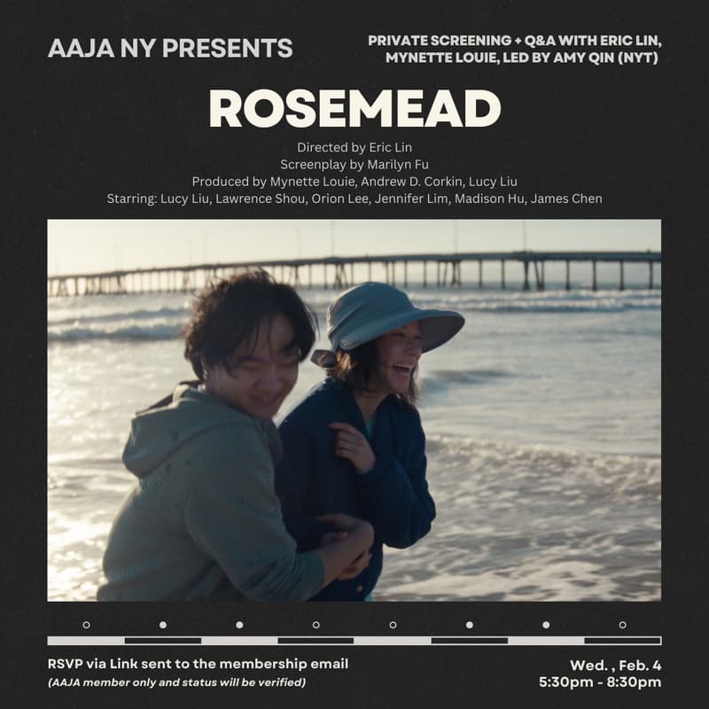 Cover Image for Rosemead Screening: Q&A with Director Eric Lin and Producer Mynette Louie