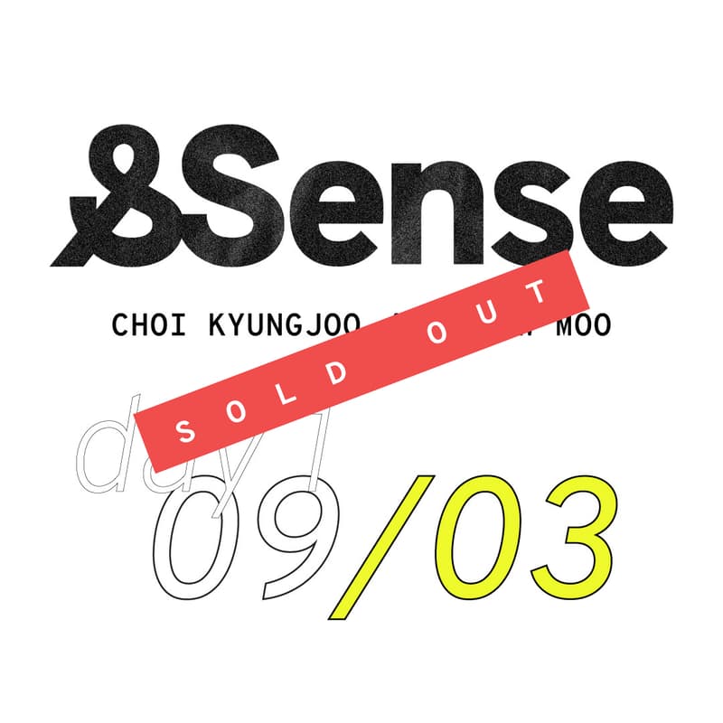 Cover Image for Choi Kyungjoo / Andrew Moo - &Sense (1일차)