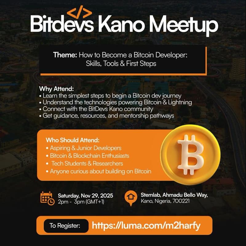 How to Become a Bitcoin Developer: Skills, Tools & First Steps · Luma