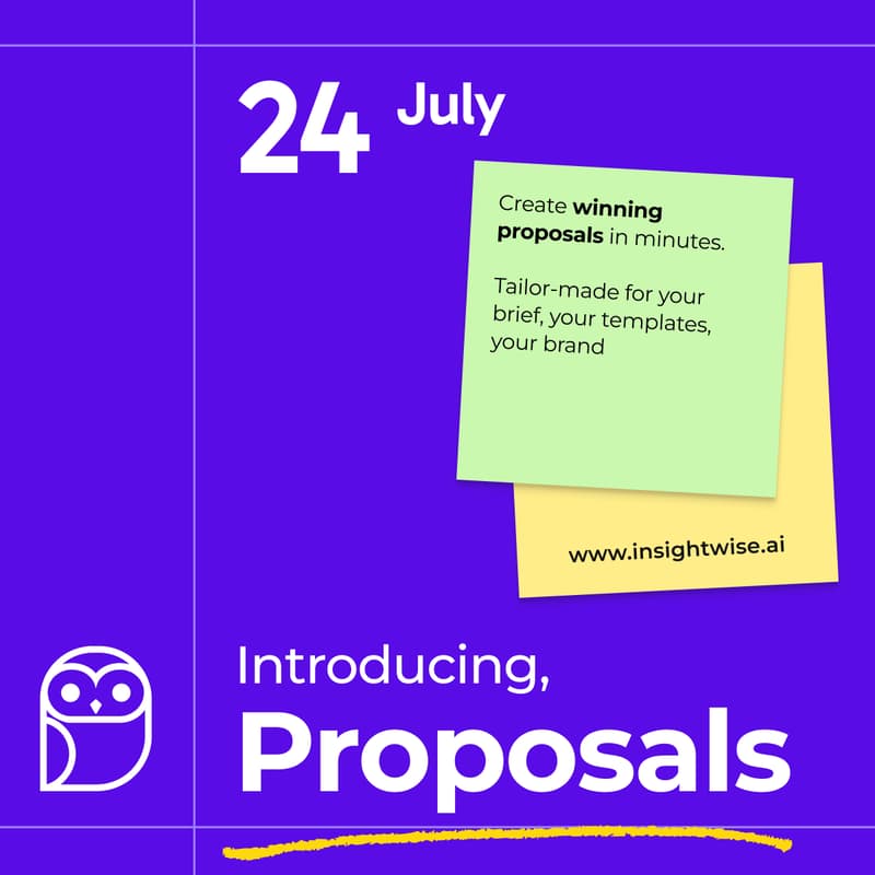 Cover Image for InsightWise Proposals Launch
