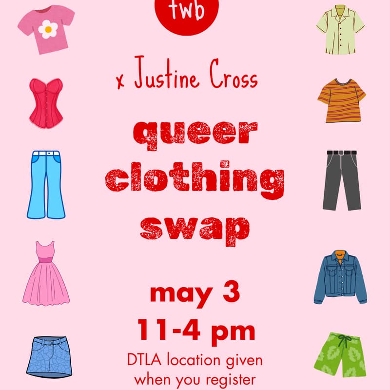Cover Image for Queer Clothing Swap with M. Justine Cross