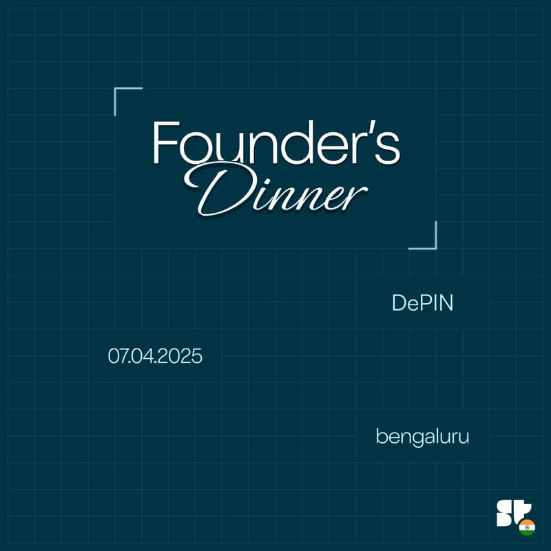 Cover Image for Founder's Dinner BLR: DePIN edition