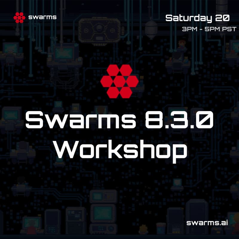 Cover Image for Swarms 8.3.0 Workshop: BatchedGridWorkflow, New Multi-Agent Runtime Utilities, and More