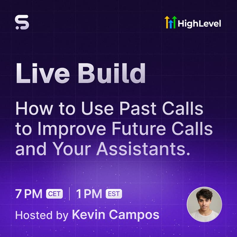 Cover Image for Live Build with Kevin Campos || Synthflow Academy