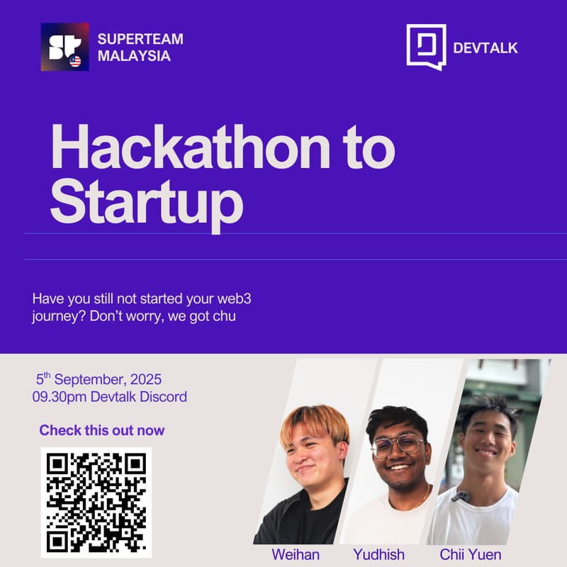 Cover Image for Online Workshop: Hackathon to Startup