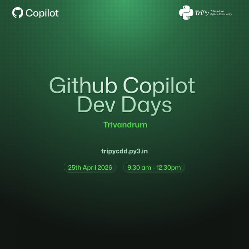 Github Copilot Dev Days | Trivandrum · Luma
