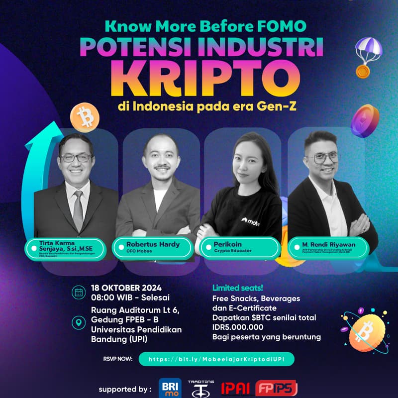 Gambar Sampul untuk Know More Before FOMO : Potensi Industri Kripto di Indonesia pada era Gen-Z