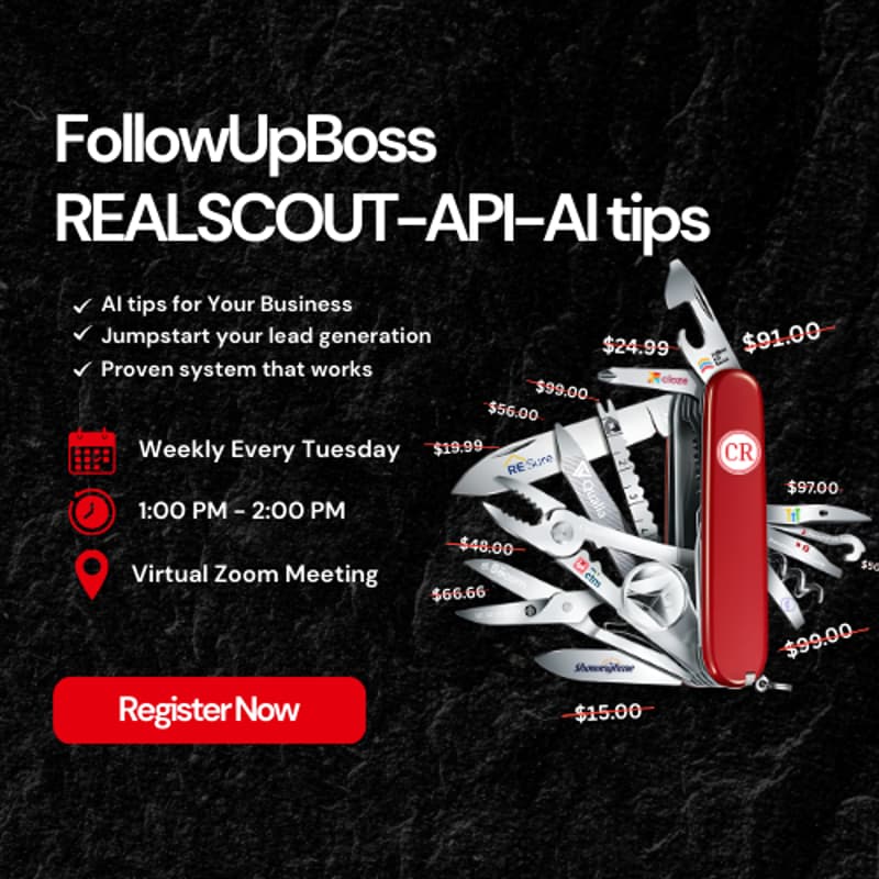 Cover Image for FUB-REALSCOUT-API-AI tips