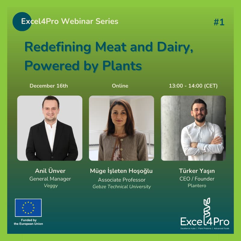 Cover Image for Redefining Meat and Dairy, Powered by Plants 🌱(Excel4Pro Webinar Series)