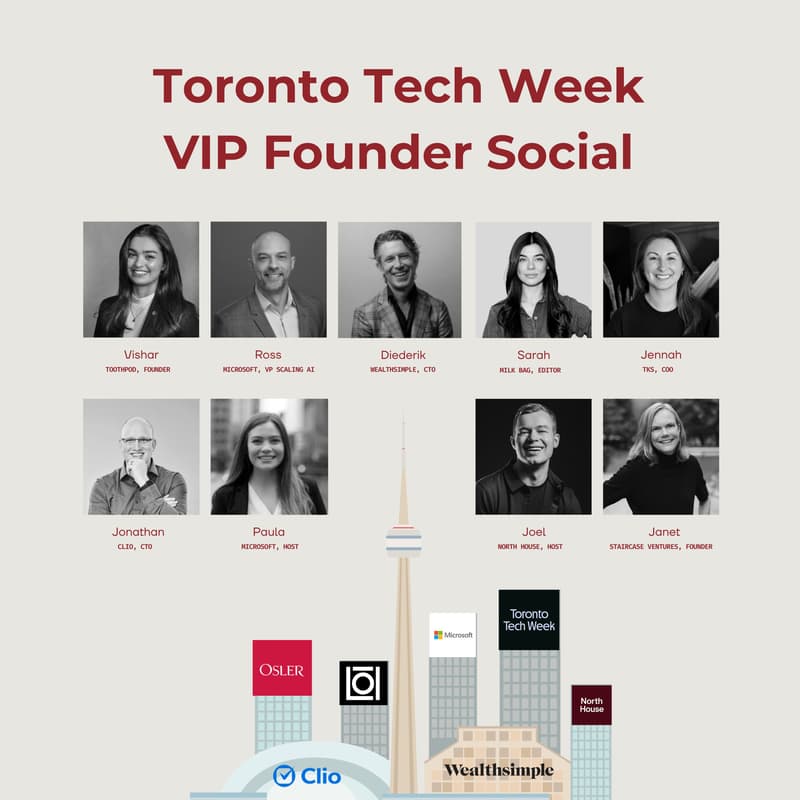 Cover Image for Toronto Tech Week VIP Social for Young Founders