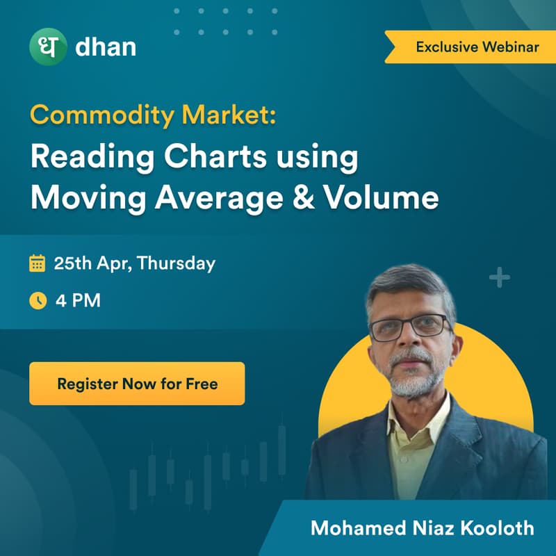 Cover Image for Commodity Market : Read Charts using Moving Average & Volume