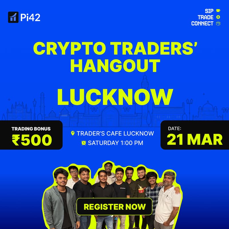 Cover Image for Pi42 Crypto Traders’ Hangout - Lucknow