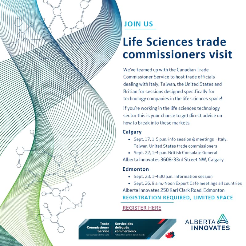 Cover Image for Life sciences trade commissioner information panel