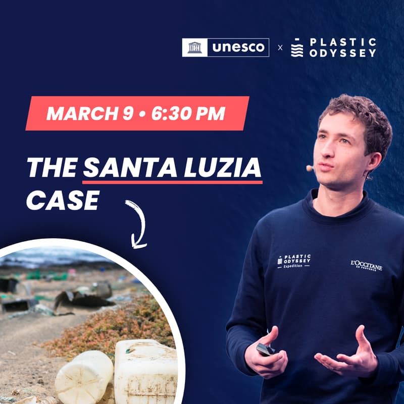 Cover Image for Exclusive Evening with Simon Bernard, Co-Founder & CEO of Plastic Odyssey - UNESCO Partnership - The Santa Luzia (Cape Verde) Case