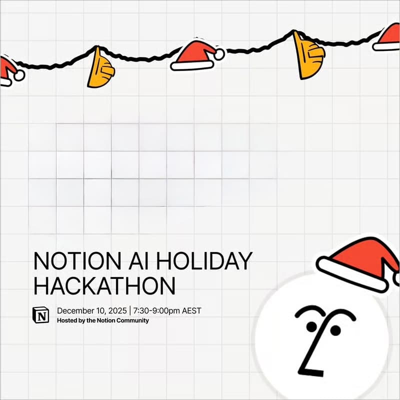 Cover Image for Notion AI Holiday Hackathon 🎄