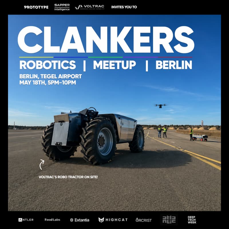 Cover Image for CLANKERS - Robotics Meetup Berlin