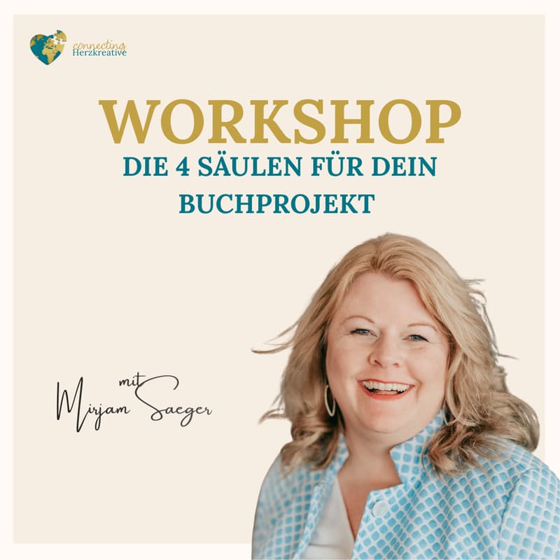Cover Image for Online-Workshop: Die 4 Säulen für dein Buchprojekt mit Mirjam Saeger