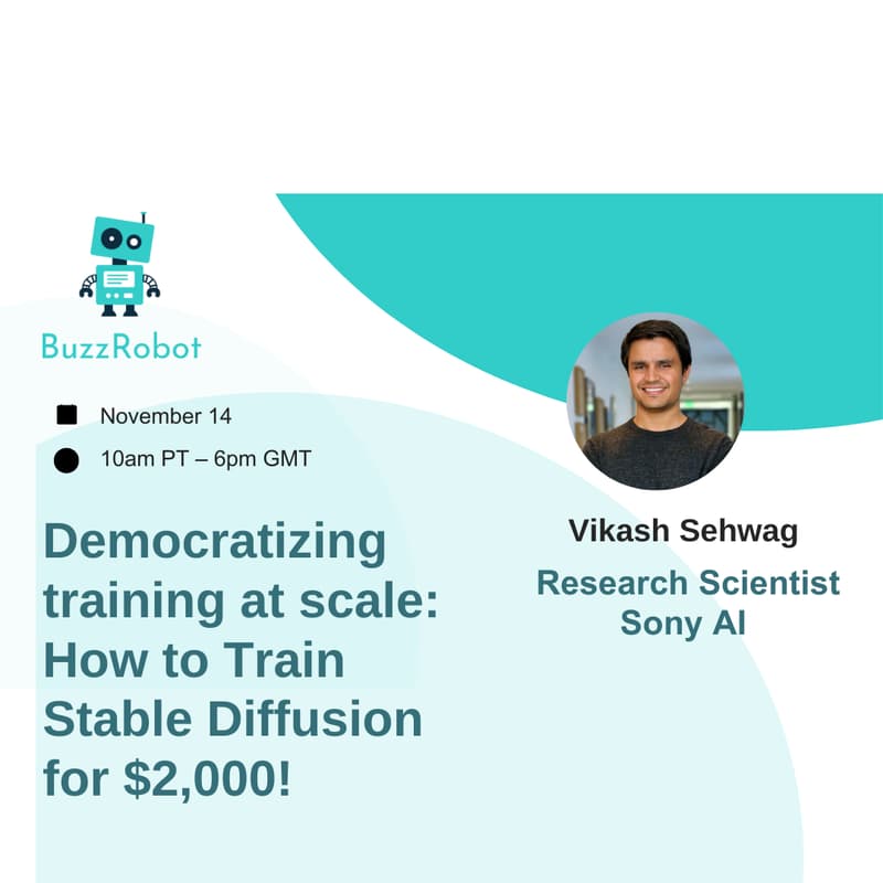Cover Image for Democratizing training at scale: How to Train Stable Diffusion for $2,000!