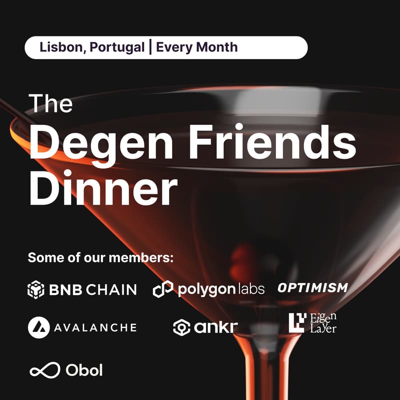 Cover Image for The Degen Friends Dinner