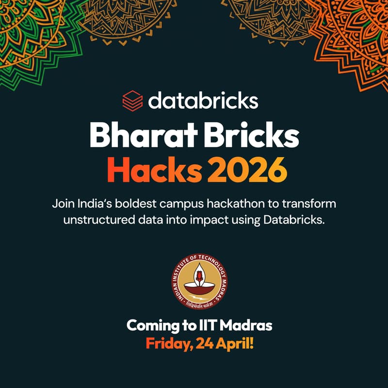 Cover Image for Bharat Bricks Hacks 2026: IIT Madras