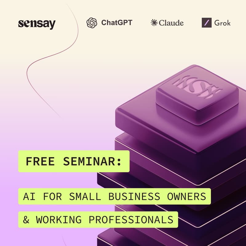 Cover Image for FREE Virtual Workshop: Intro to AI for Business Owners and Professionals
