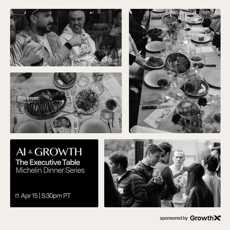Cover Image for AI x Growth: The Executive Table - Michelin Dinner Series