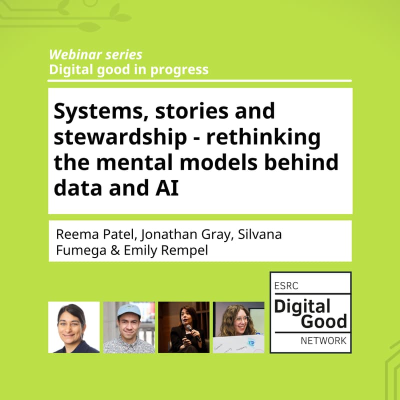 Cover Image for Systems, stories and stewardship - rethinking the mental models behind data and AI