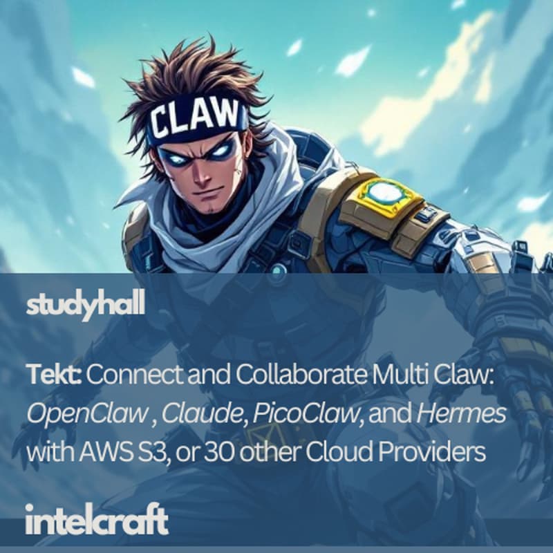 Cover Image for [studyhall 0.9] Claws: OpenClaw / Hermes / PicoClaw Hands On Tutorial