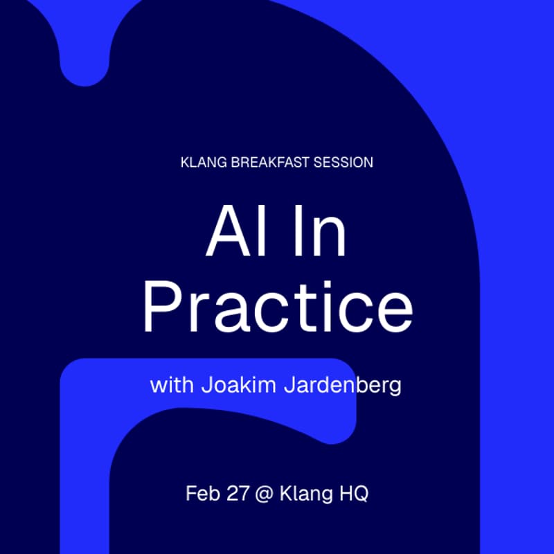 Cover Image for AI in Practice: A Breakfast Conversation with Joakim Jardenberg
