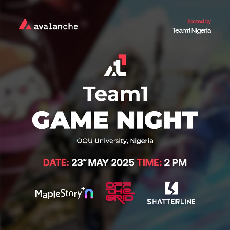 Cover Image for Team1 Game Night, OOU