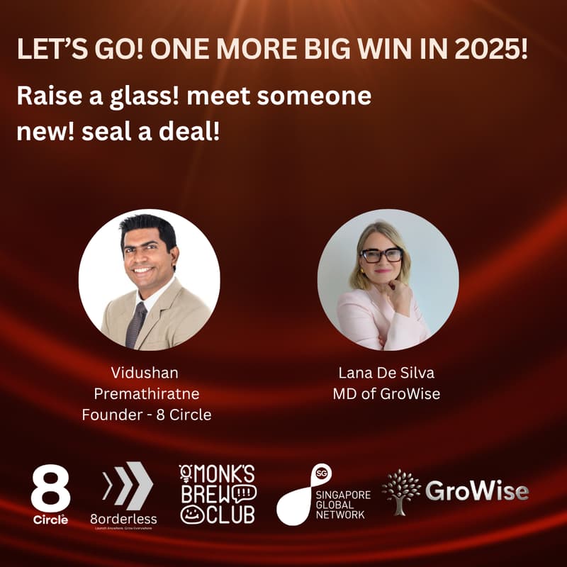 Cover Image for Let’s Go! One More Big Win in 2025! -  Masterclass, Networking and Drinks